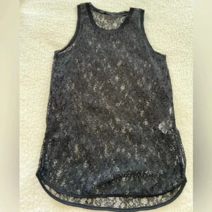 NWT | Zara | Black Lace Tank - Size S
